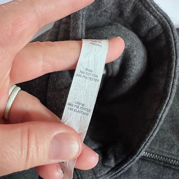 Lululemon Gray Full Zip Hooded Jacket - Women's Size 6 - Picture 9 of 9